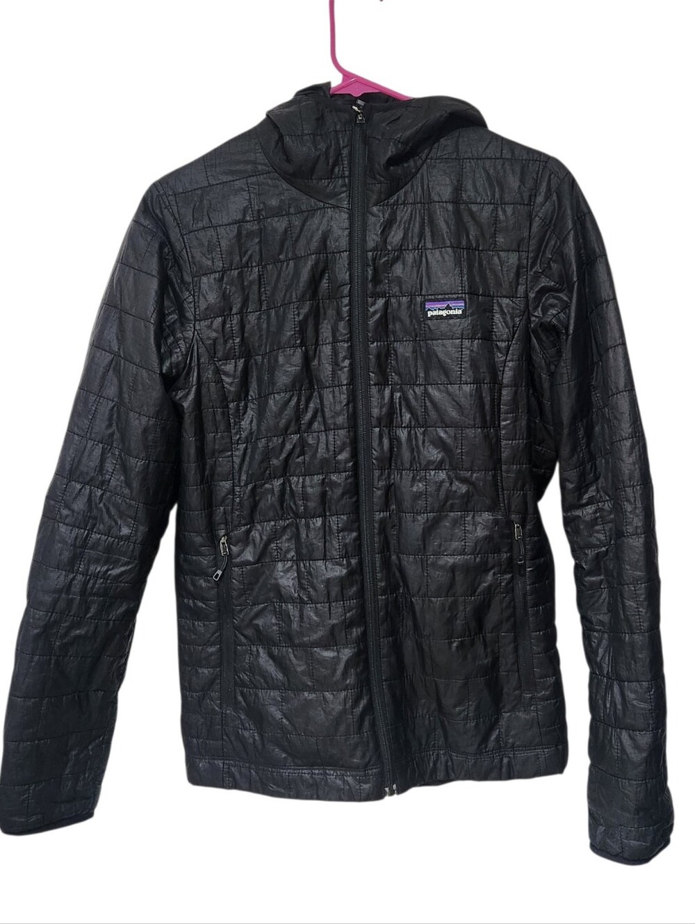 Patagonia Nano Puff Jacket Coat Quilted Primaloft Size M Black